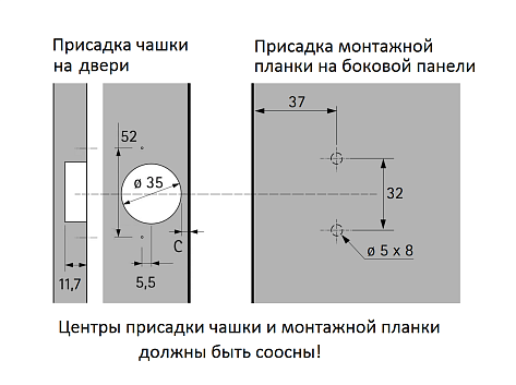 Петля быстрого монтажа Intermat 9943-T42 накладная 110* Art. 1029518, Hettich